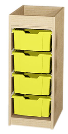 Materialcontainer mit Aufkantung