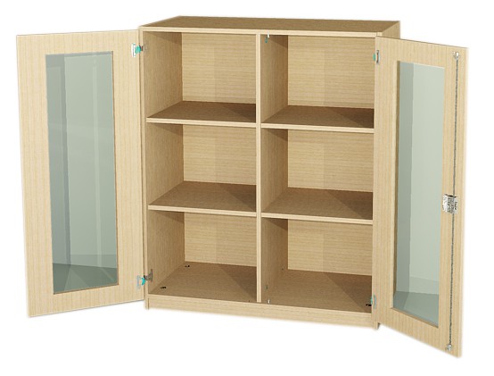Unterschrank mit Mittelwand BxHxT 120 x 120 x 50 cm