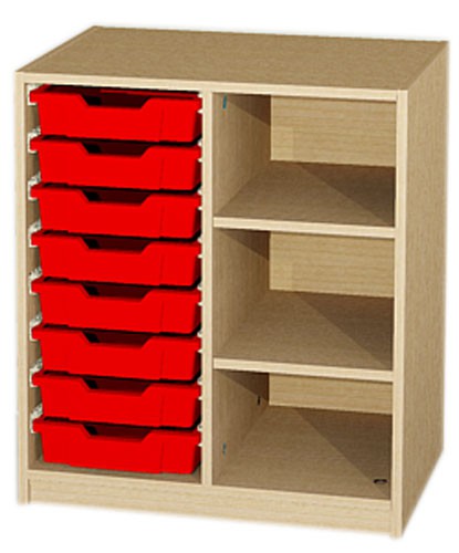 Materialcontainer mit 8 Boxen