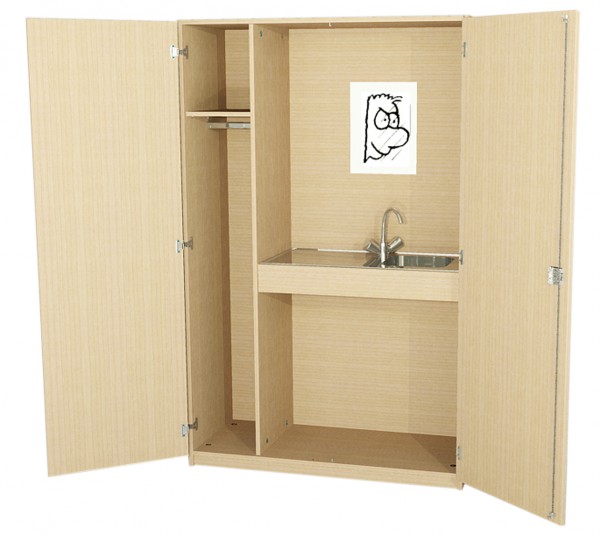 Waschbecken Garderobe