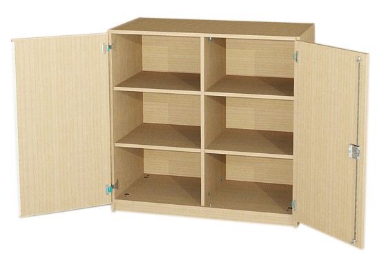 Unterschrank mit Mittelwand BxHxT 120 x 98 x 40 cm