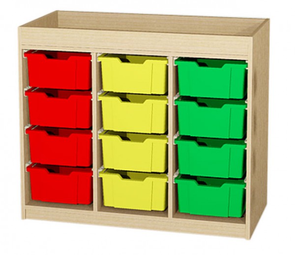 Materialcontainer mit Aufkantung