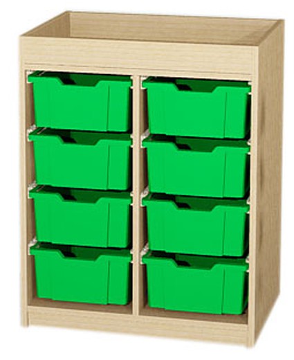 Materialcontainer mit Aufkantung