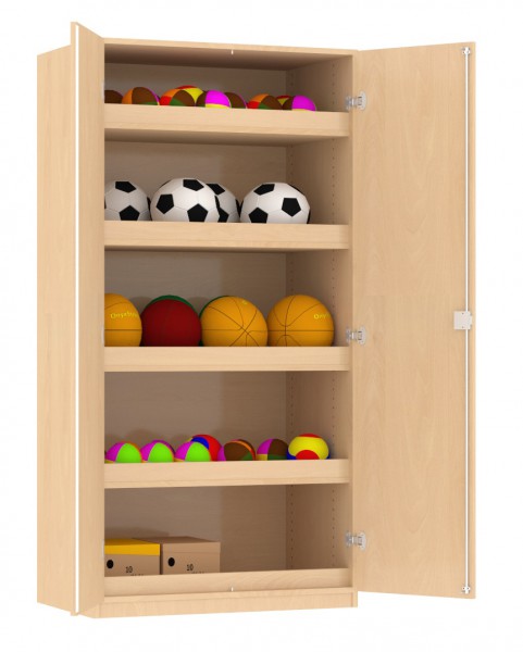 Sportgeräteschrank 90 x 190 x 50 cm