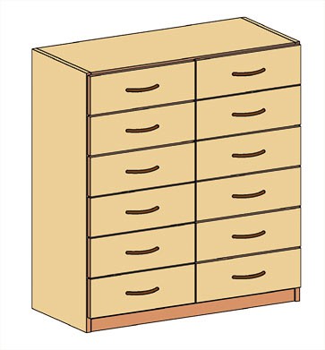 Unterschrank BxHxT 120 x 98 x 50 cm