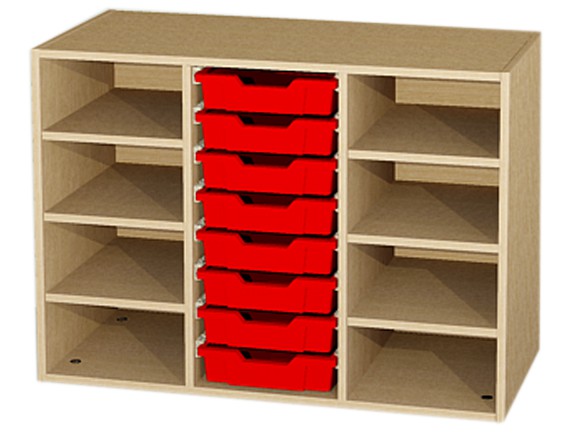 Aufsatz-Materialcontainer, BxHxT 104,3 x 75 x 50 cn