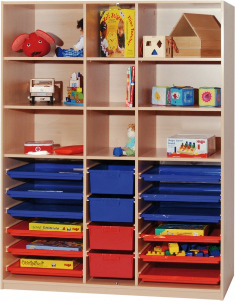 Flachmuldenschrank BxHxT 147 x 190 x 50 cm