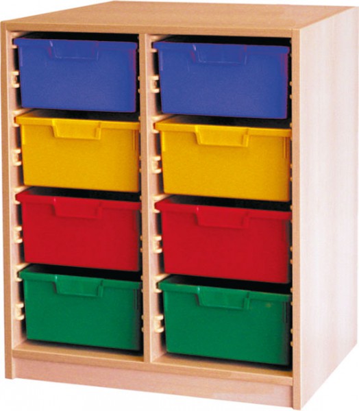 Materialcontainer mit 8 Boxen