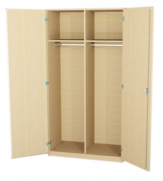 Doppel / Garderobenschrank BxHxT 90 x 190 x 50 cm