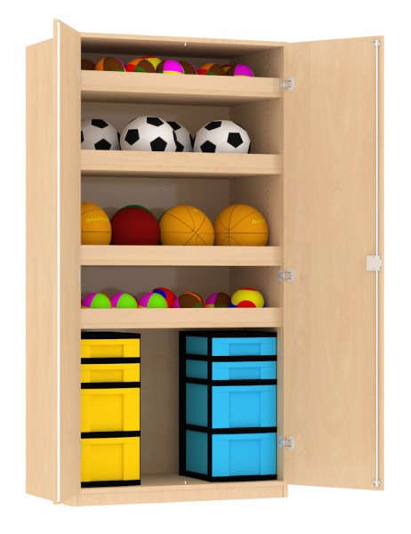 Sportgeräteschrank 90 x 190 x 50 cm