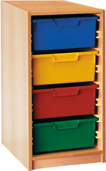 Materialcontainer mit 4 Boxen