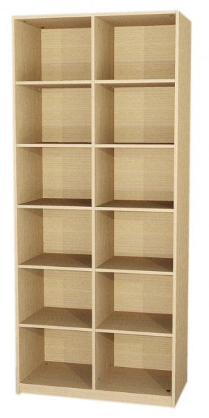 Regal mit Mittelwand BxHxT 120 x 230 x 40 cm