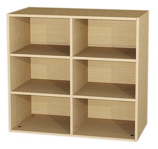 Aufsatzschrank mit Mittelwand BxHxT 100 x 92 x 40 cm