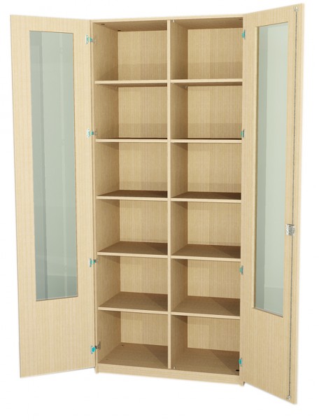 Schrank mit Mittelwand BxHxT 95 x 230 x 50 cm