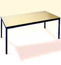 Rechtecktisch 4Fußgestell Quadratrohr 30x30mm