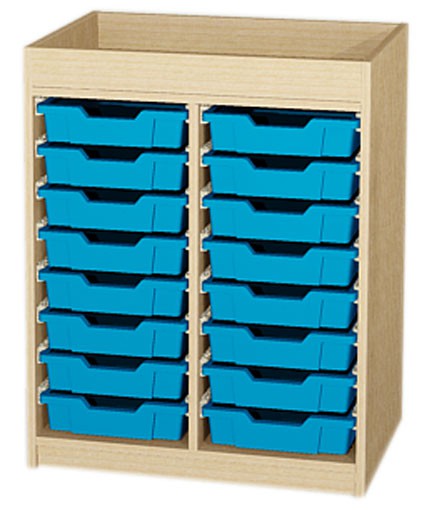 Materialcontainer mit Aufkantung