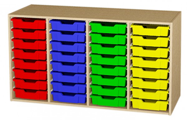Aufsatz-Materialcontainer, BxHxT 138,4 x 75 x 50 cn
